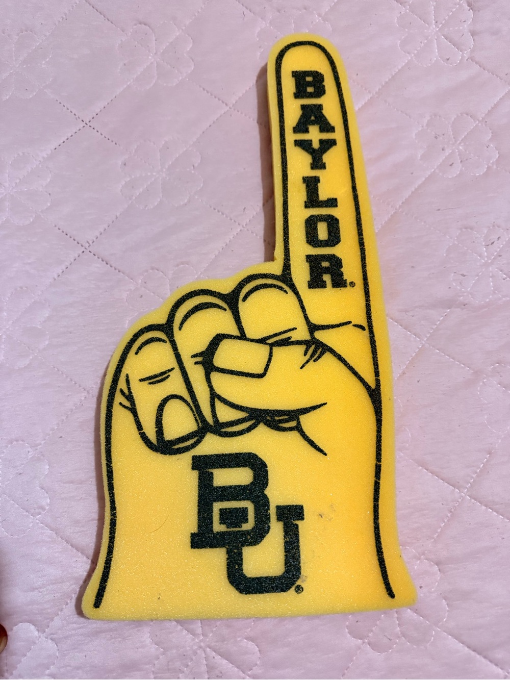Baylor University Foam Finger - Yellow